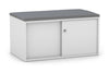 Uniform Low Sliding 2 Door Credenza - Top Cushion - Thumbnail 4 