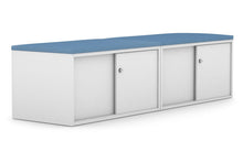 Uniform Low Sliding 4 Door Credenza - Top Cushion