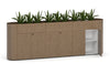 Uniform Lux Curved Storage with Planter Box 6 Door Cupboard - Thumbnail 6 