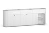 Uniform Lux Curved Storage with Planter Box 6 Door Cupboard - Thumbnail 1 