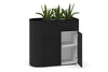 Uniform Lux Half Curved Storage with Planter Box 2 Door Cupboard - Thumbnail 9 