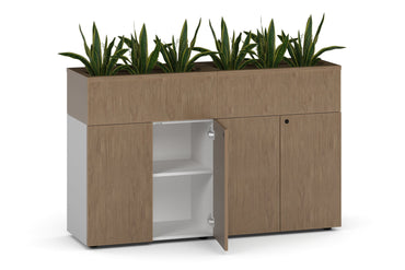 Uniform Lux Storage with Planter Box 4 Door Cupboard [Uniform Lux Storage with Planter Box] Jasonl 