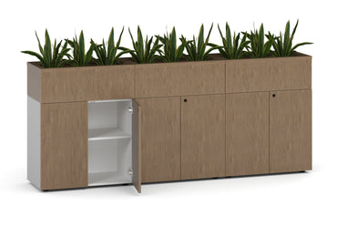 Uniform Lux Storage with Planter Box 6 Door Cupboard [Uniform Lux Storage with Planter Box] Jasonl 