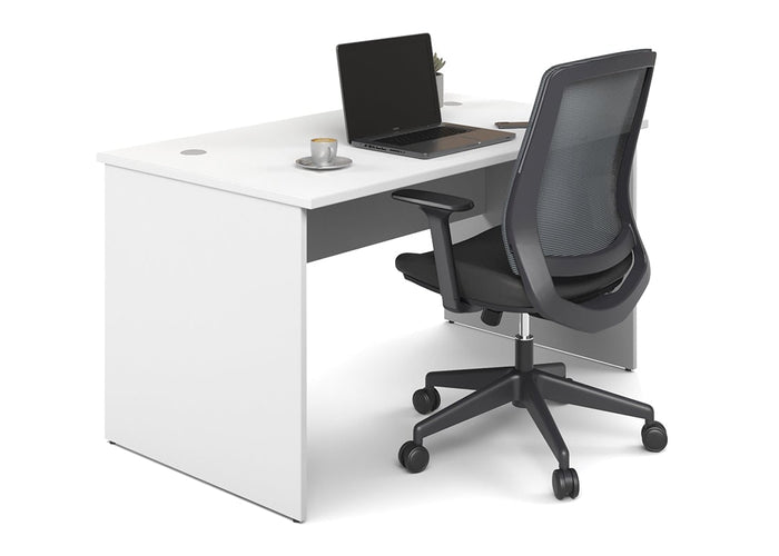 Uniform Panel Desk [1200W x 750H x 700D] Jasonl white none 