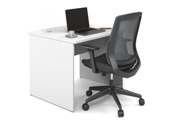Uniform Panel Desk [900W x 750H x 600D] Jasonl white 
