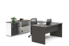Uniform Panel L-Shaped Executive Setting - White Carcass [1600L x 1600W] - Thumbnail 34 