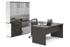 Uniform Panel L-Shaped Executive Setting - White Carcass [1600L x 1600W] - Thumbnail 32 