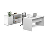 Uniform Panel L-Shaped Executive Setting - White Carcass [1600L x 1600W] - Thumbnail 7 