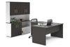 Uniform Panel L-Shaped Executive Setting - White Carcass [1600L x 1600W] - Thumbnail 30 