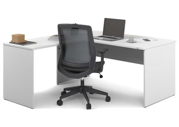 Uniform Panel Return Desk [1600L x 1600W] Jasonl white none 