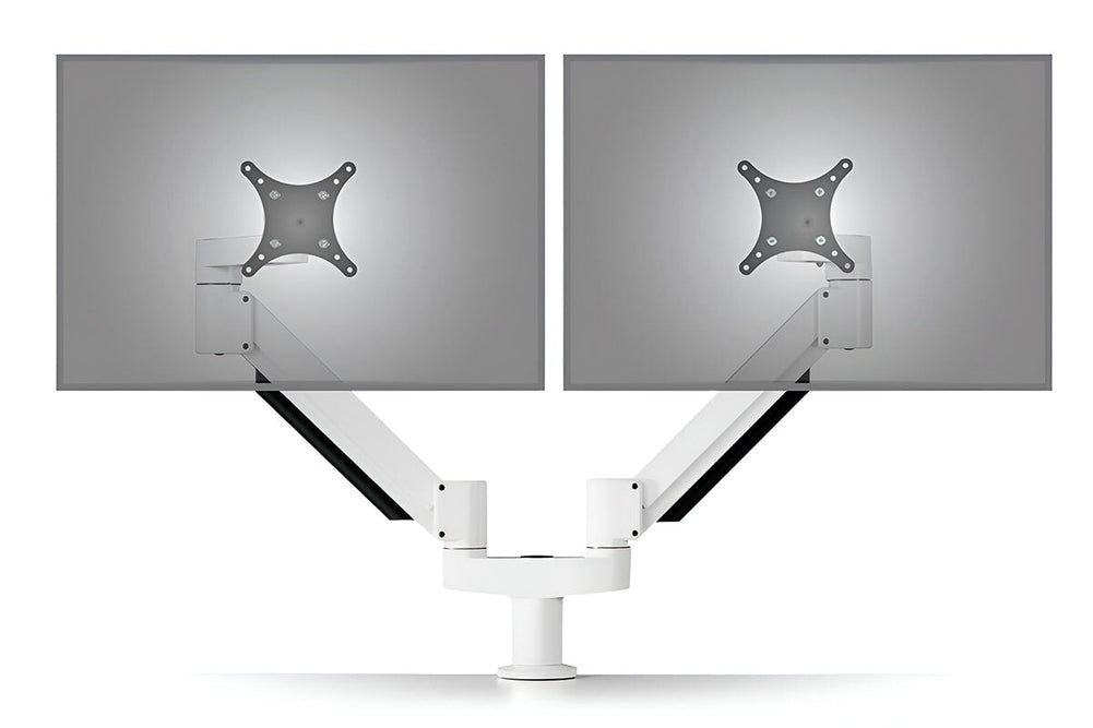Uplifting 7000-8408 Series Dual Monitor Arm-white  