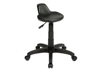 Uplifting Sit Stand Stool with Lip Uplifting black castor 