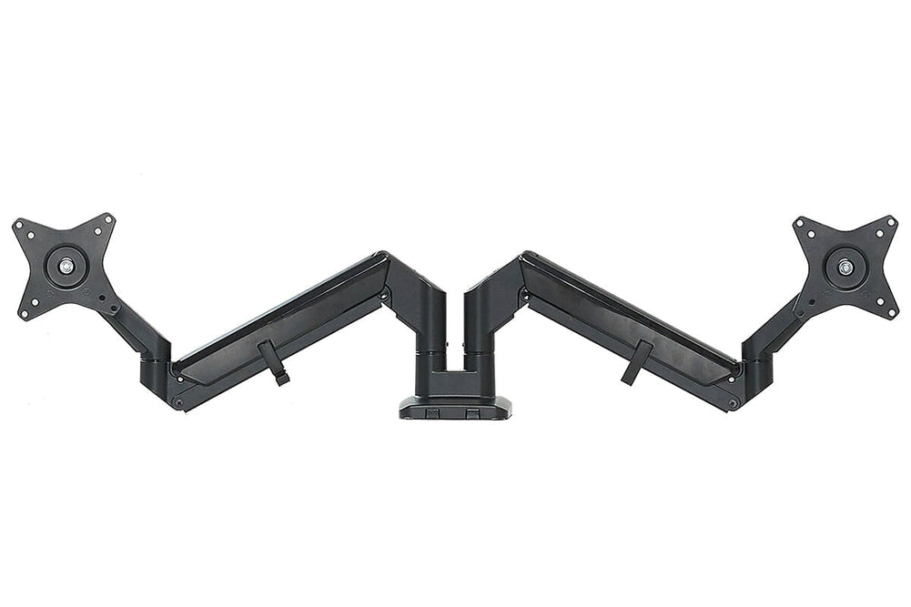 Uplifting Yogiflex Dual Monitor Arm-black white laptop tray 