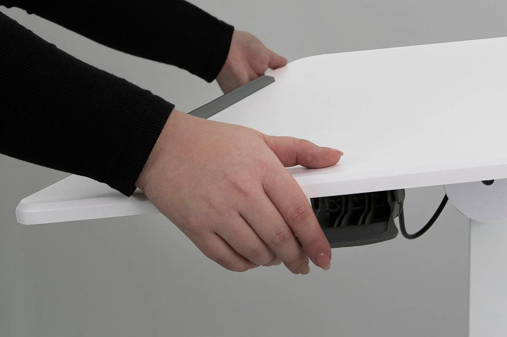 Vision Sit-Stand Mobile Desk-White  