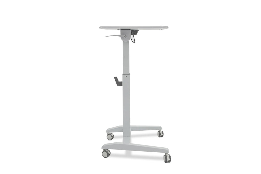 Vision Sit-Stand Mobile Desk-White  