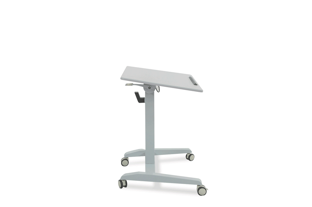 Vision Sit-Stand Mobile Desk-White  