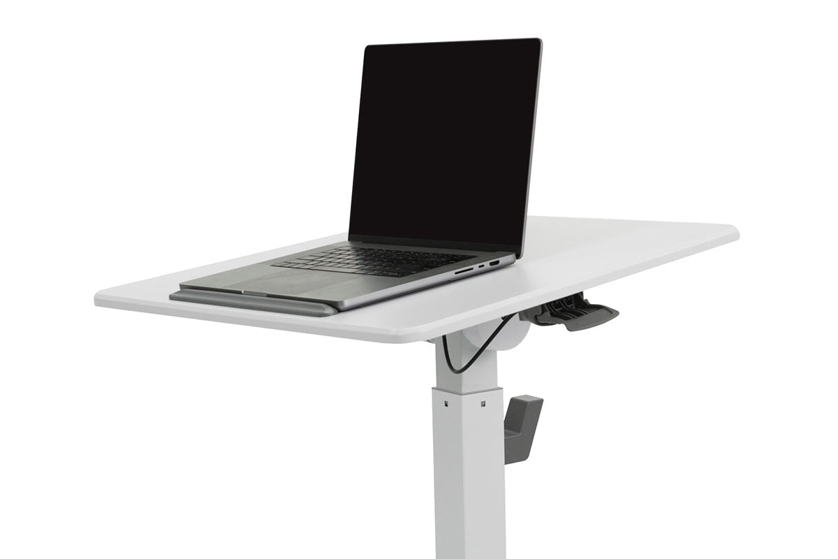Vision Sit-Stand Mobile Desk-White  