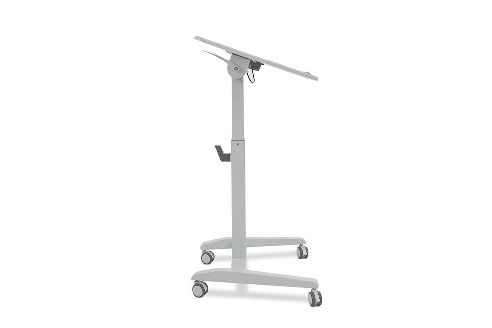 Vision Sit-Stand Mobile Desk-White  