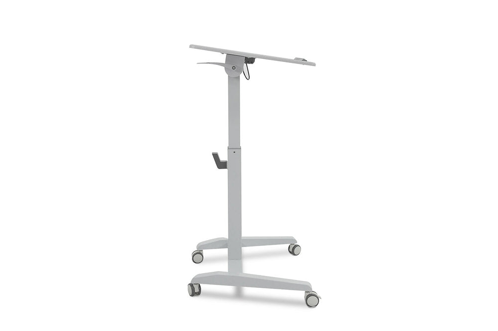 Vision Sit-Stand Mobile Desk-White  