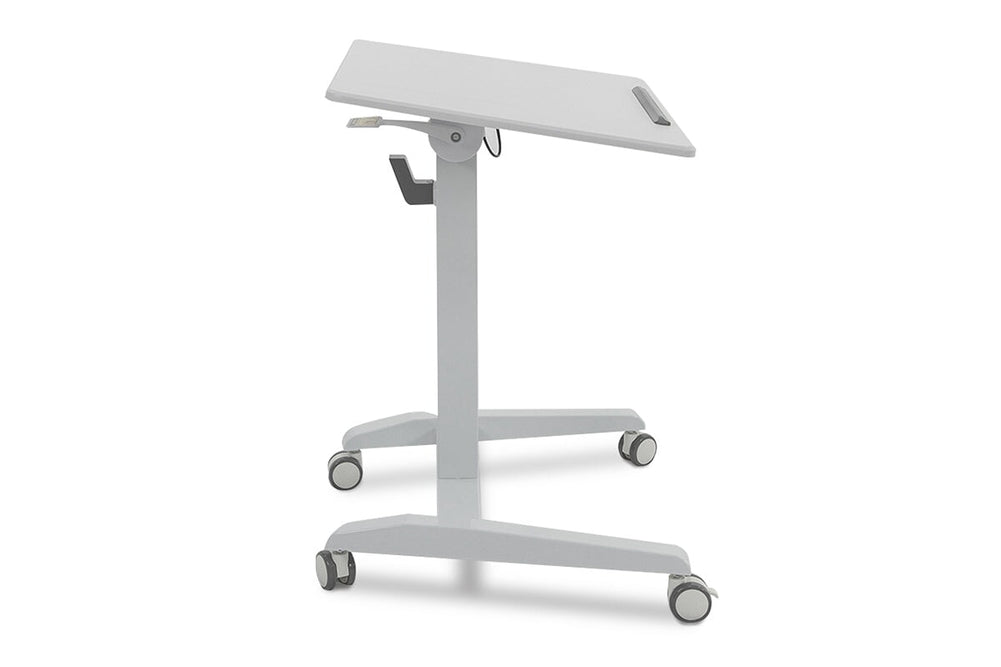 Vision Sit-Stand Mobile Desk-White  