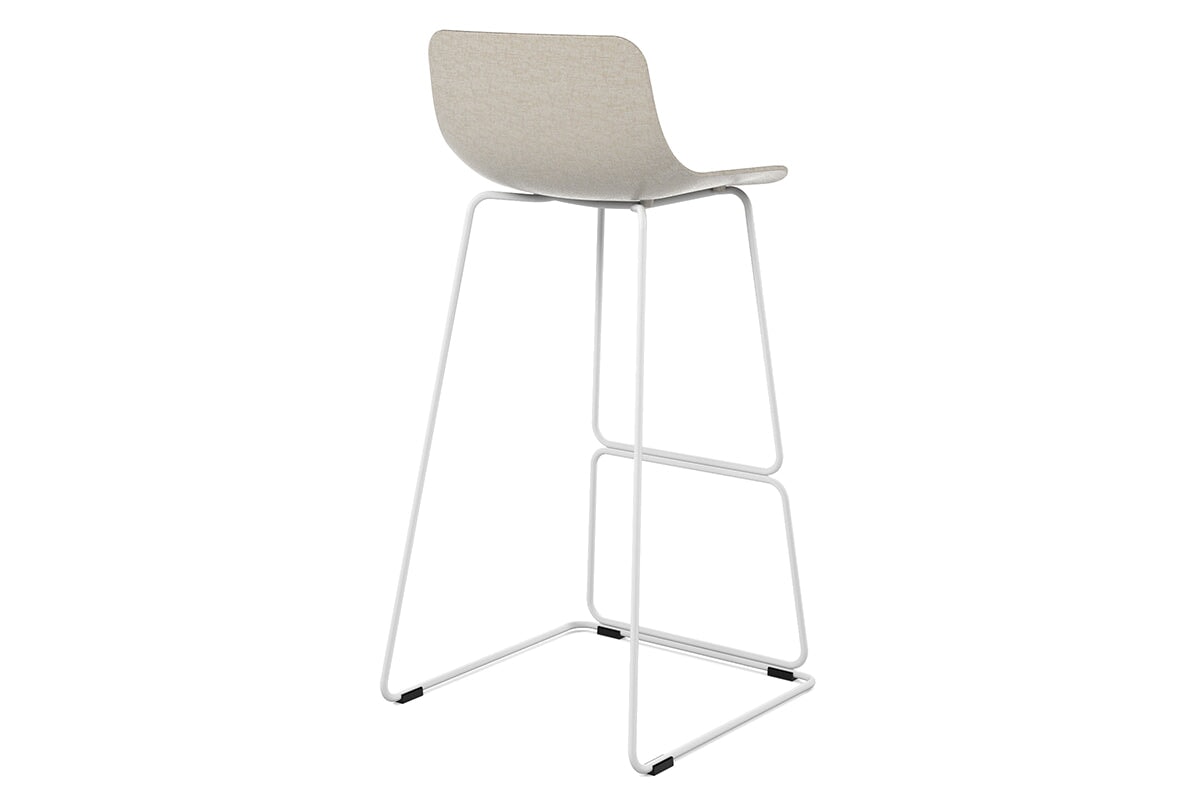 Wave Fabric Bar and Counter Stool Sled Base - 760mm Seat Height Jasonl 