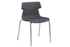 Wave Fabric Visitor Chair -  4 Leg Base - Thumbnail 7 