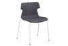 Wave Fabric Visitor Chair -  4 Leg Base - Thumbnail 6 