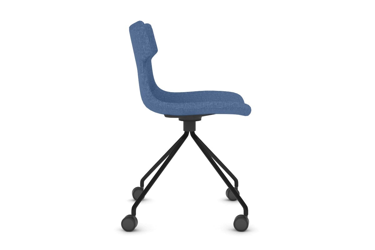 Wave Fabric Visitor Chair - Mobile Base Jasonl 