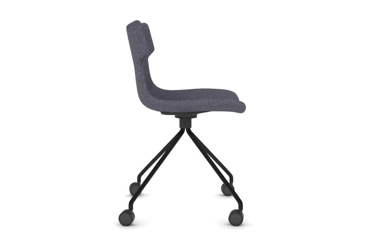 Wave Fabric Visitor Chair - Mobile Base Jasonl 