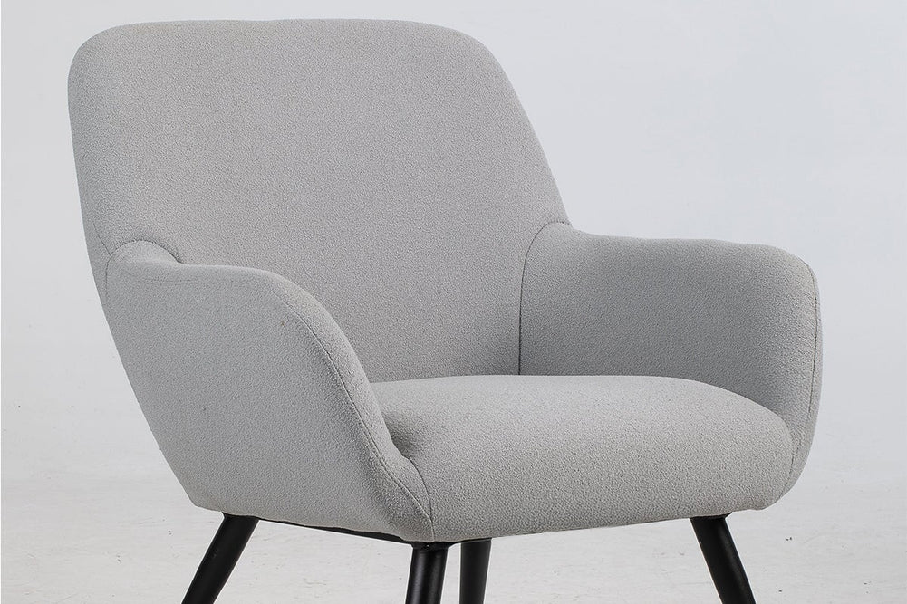 Willow Lounge Armchair-light grey  