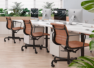 Quadro square legs workstation