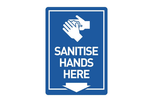 A4 Hands Sanitiser Sign Jasonl blue 