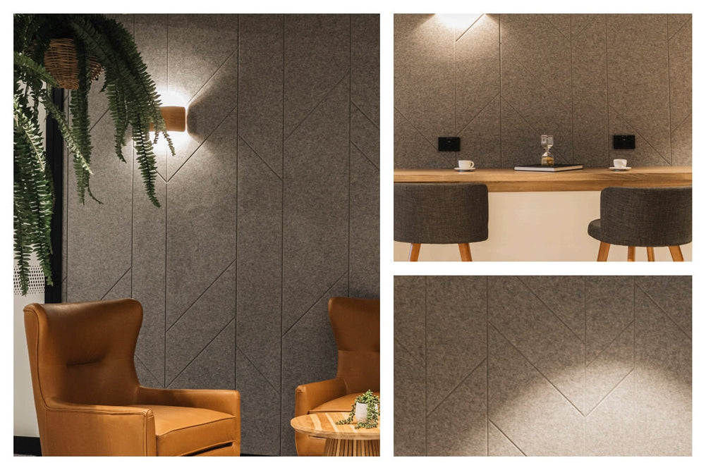 Autex Groove Acoustic Panels [2440H x 1200W x 12D]-grid grooves pinnacle 