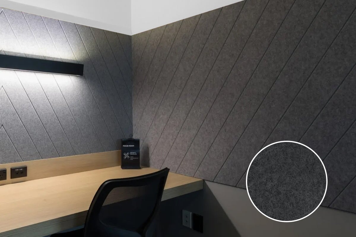 Autex Groove Acoustic Panels [2440H x 1200W x 12D] Autex diagnol grooves empire 