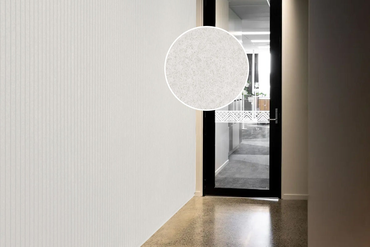 Autex Groove Acoustic Panels [2440H x 1200W x 12D] Autex vertical grooves savoye 