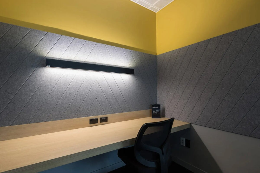 Autex Groove Acoustic Panels [2440H x 1200W x 12D]-grid grooves pinnacle 