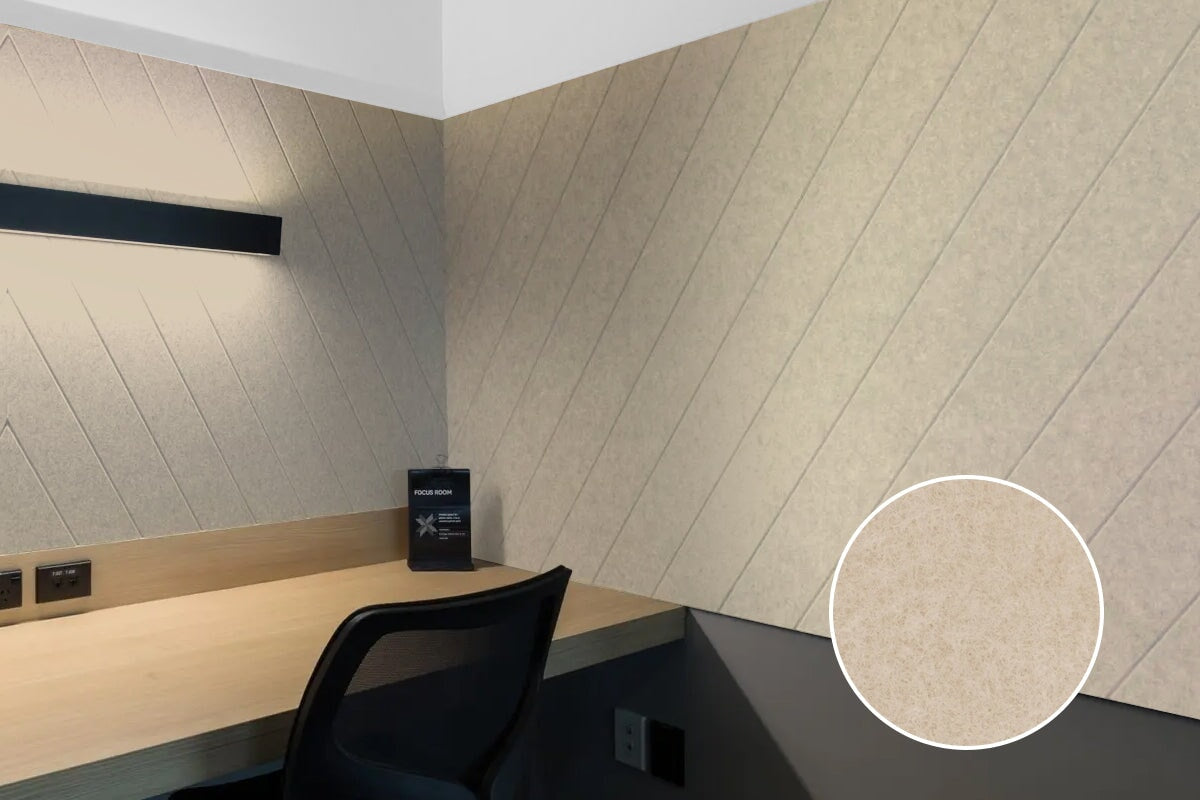 Autex Groove Acoustic Panels [2440H x 1200W x 12D] Autex diagnol grooves opera 