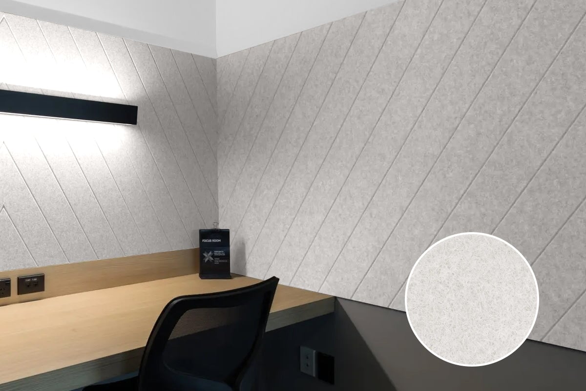 Autex Groove Acoustic Panels [2440H x 1200W x 12D] Autex diagnol grooves savoye 