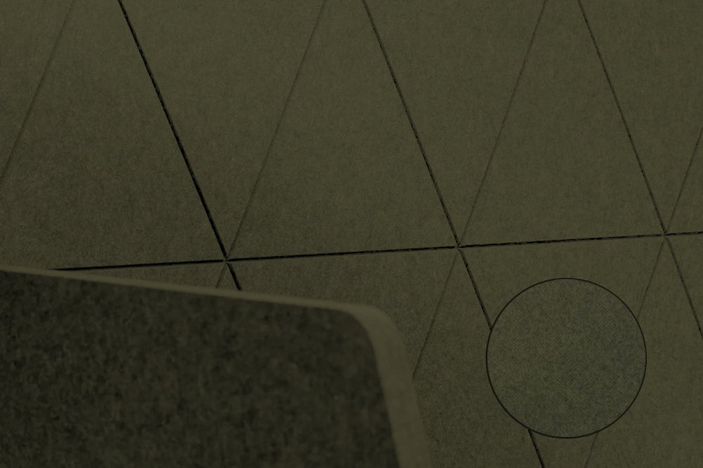 Autex Groove Acoustic Panels [2440H x 1200W x 12D]-grid grooves gherkin 