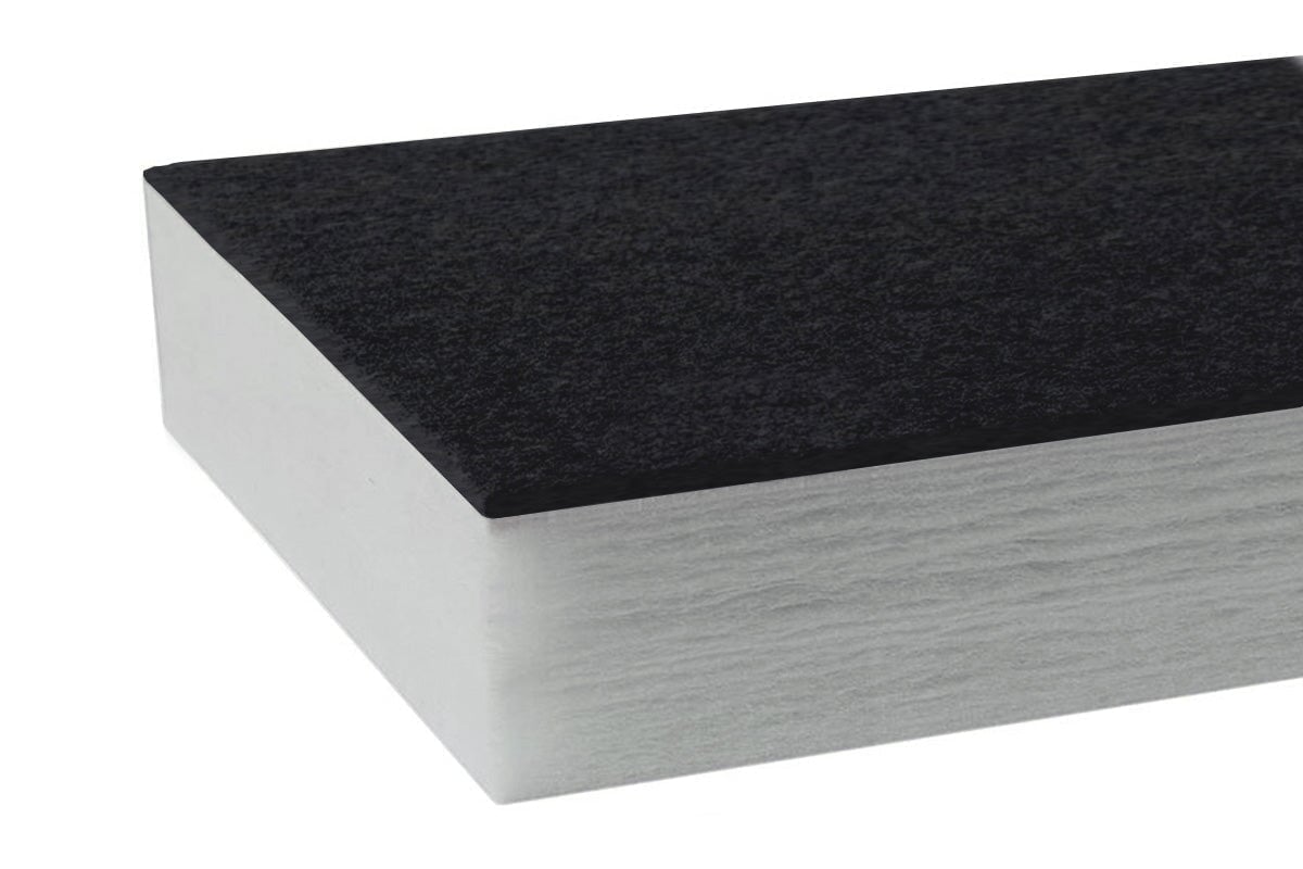 Autex Quietspace Acoustic Ceiling Panel with Vertiface [2400H x 1200W x 54D] Autex grey panel empire 
