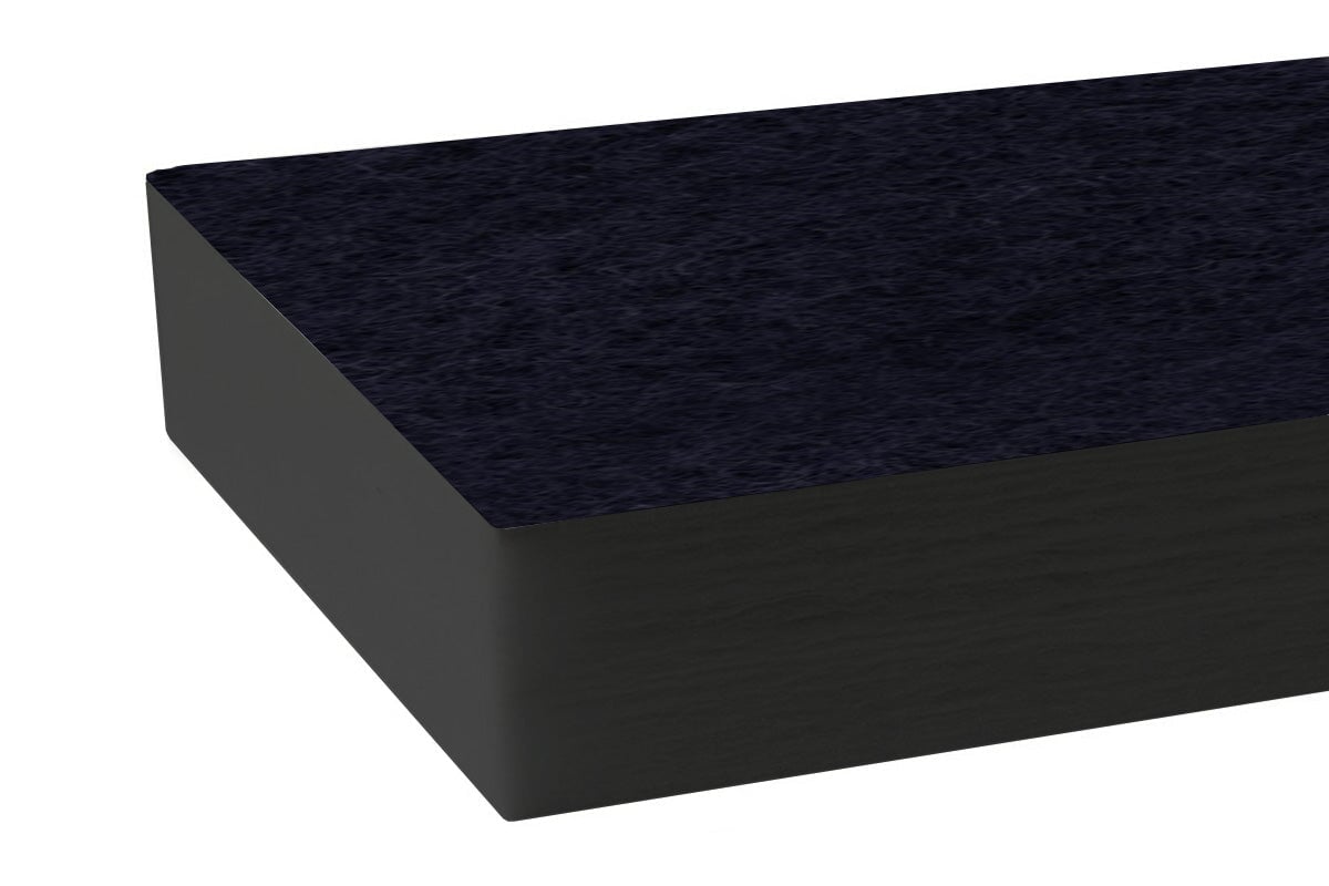 Autex Quietspace Acoustic Panel with vertiface [2400H x 1200W x 104D] Autex black with vertiface pinnacle 