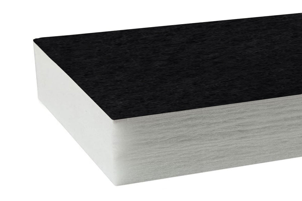 Autex Quietspace Acoustic Wall Panel with Vertiface [2400H x 1200W x 104D]-white panel petronas 