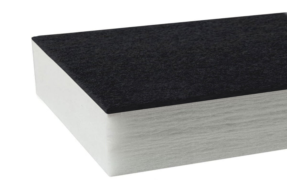 Autex Quietspace Acoustic Wall Panel with Vertiface [2400H x 1200W x 104D]-white panel empire 