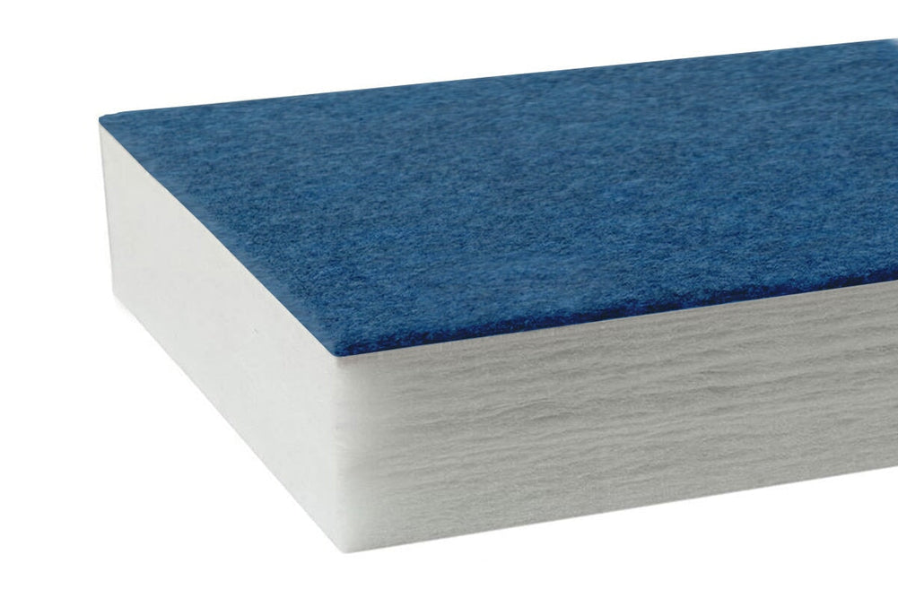 Autex Quietspace Acoustic Wall Panel with Vertiface [2400H x 1200W x 104D]-white panel atlantis 