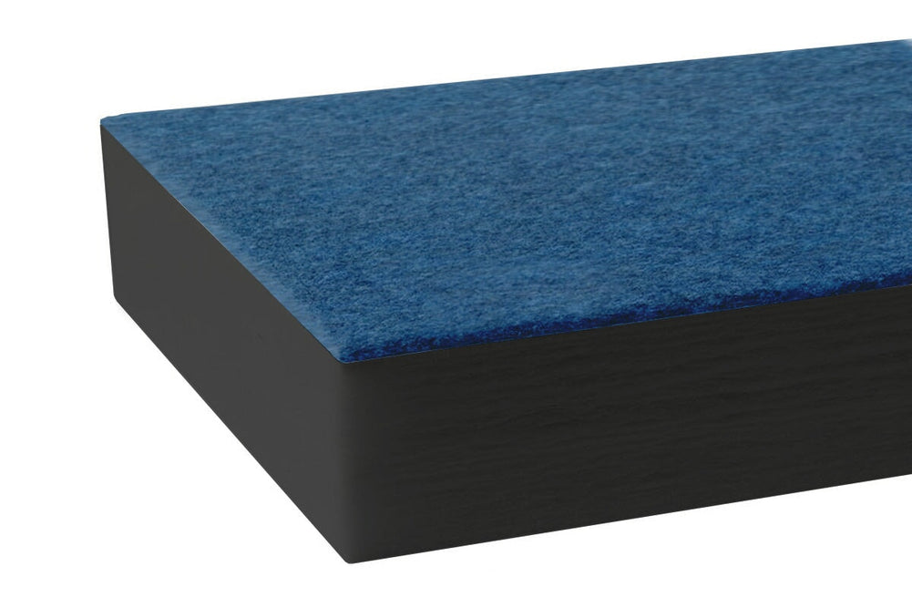 Autex Quietspace Acoustic Wall Panel with Vertiface [2400H x 1200W x 29D]-black panel atlantis 