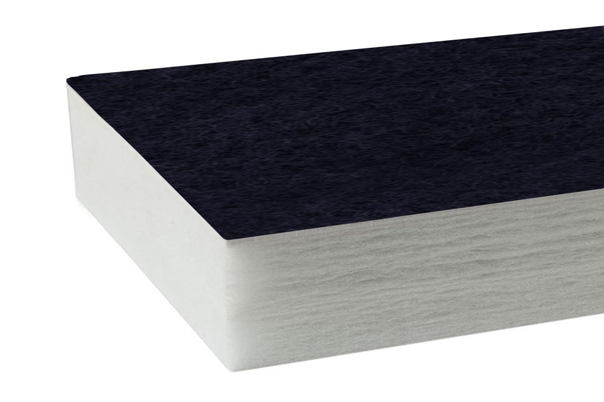 Autex Quietspace Acoustic Panel with vertiface [2400H x 1200W x 54D] Autex white with vertiface pinnacle 