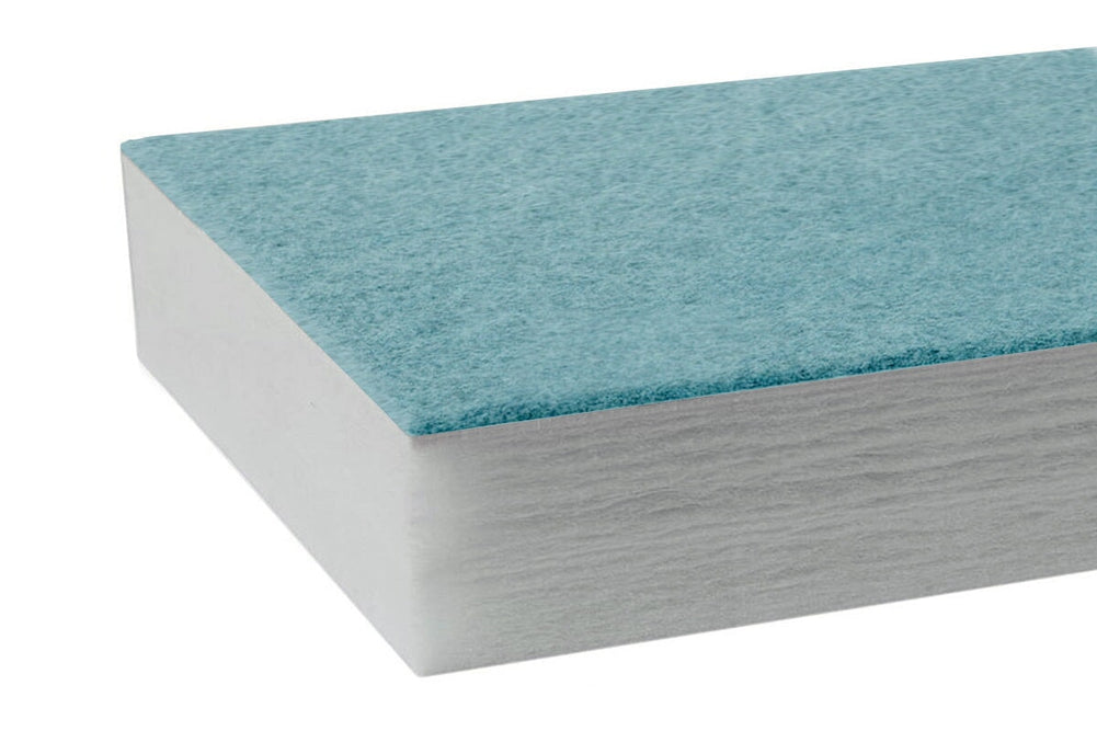 Autex Quietspace Acoustic Wall Panel with Vertiface [2400H x 1200W x 54D]-grey panel falling water 