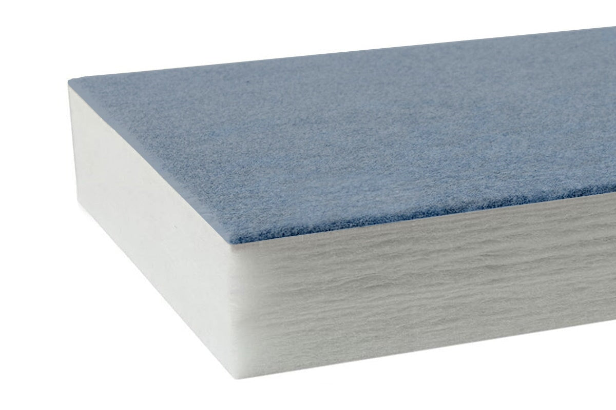 Autex Quietspace Acoustic Wall Panel with Vertiface[2400H x 1200W x 79D]-white panel porcelain 