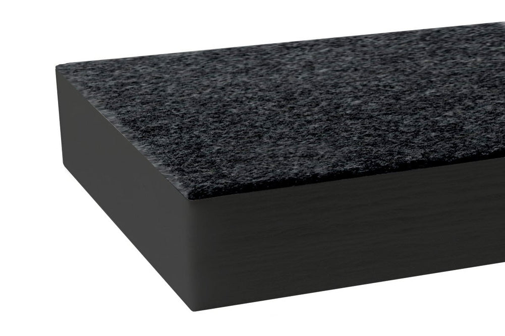 Autex Quietspace Acoustic Wall Panel with Vertiface[2400H x 1200W x 79D]-black panel koala 