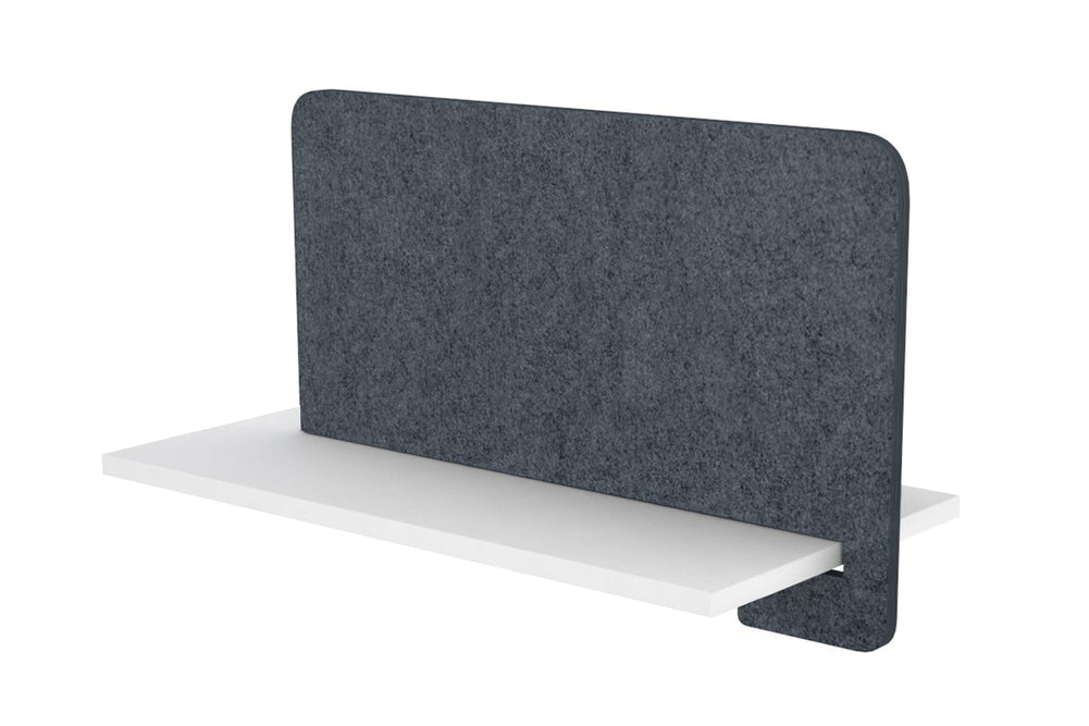 Biscuit Acoustic Screen 25mm Thick with Radius Corners - 500H x700W-blue  